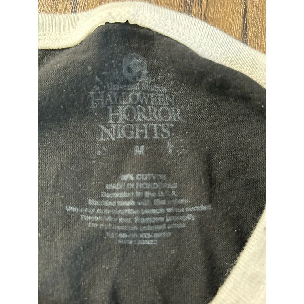 Halloween Horror Nights 2019 Womens Black‎ Fear To The Max T Shirt Medium M